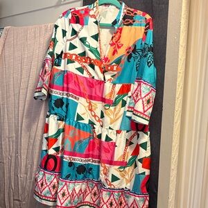Colorful Patchwork Dress